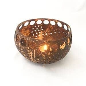 coconut candle holder 1