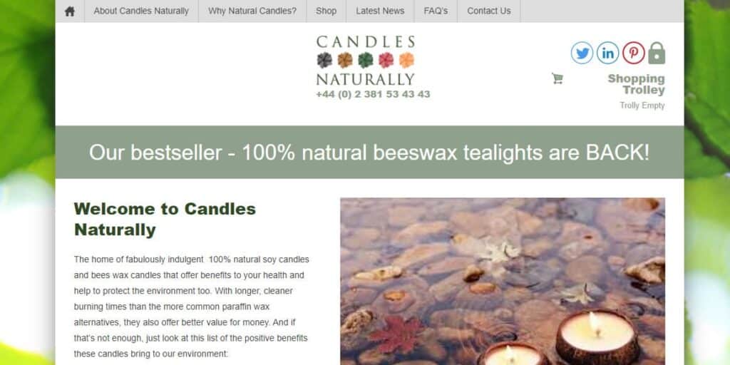 candles naturally