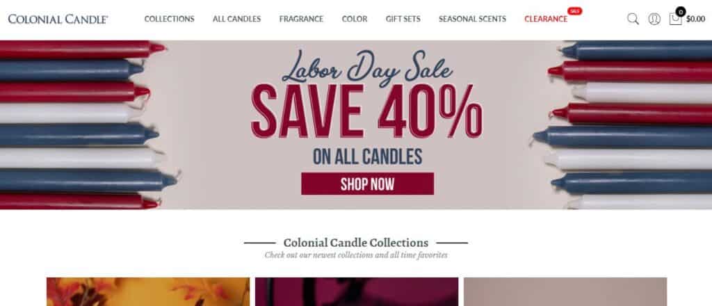 colonial candle