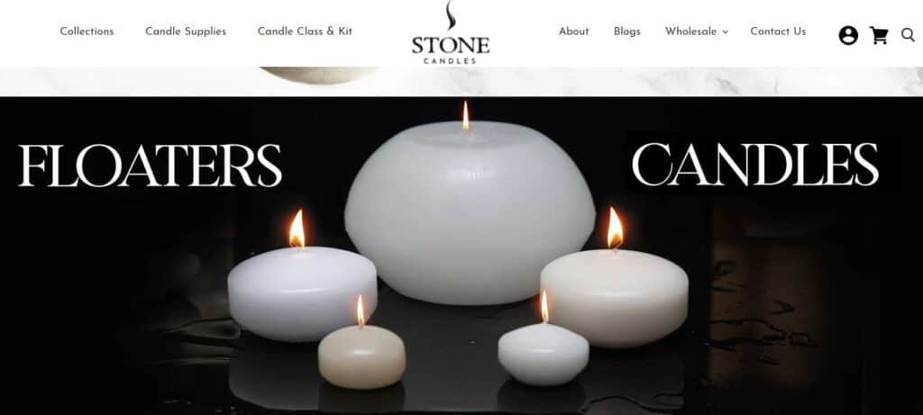 stone candles